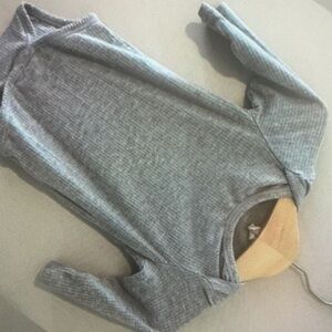 Kate Quinn Gray Kids Long Sleeve Top
